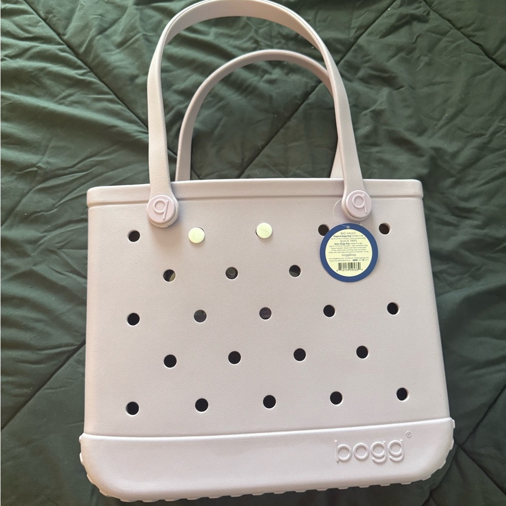 Bogg Bag Medium - I Lilac You a Lot - 15in x 5in x 12.5in - Beach, Pool, New!